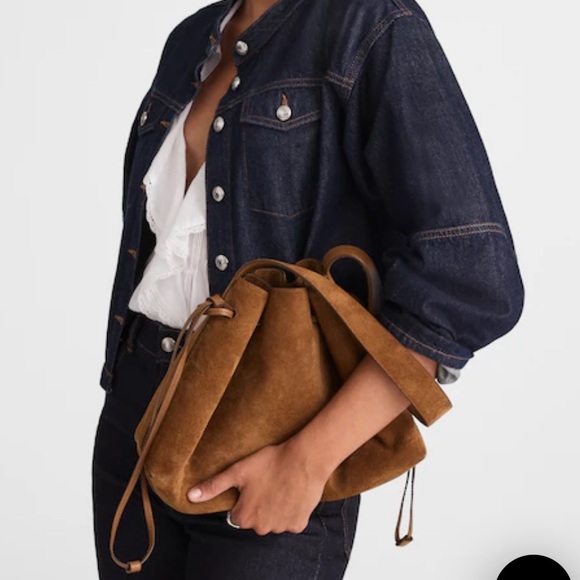 NWT Madewell Drawstring Shoulder Bag - Picture 3 of 4